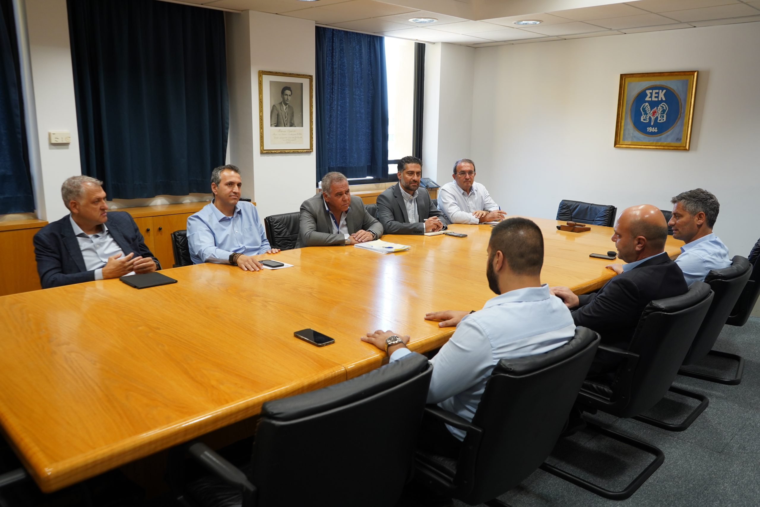 Συνάντηση Γενικής Γραμματείας της ΣΕΚ με αντιπροσωπεία του ΕΛΑΜ με επικεφαλής τον Πρόεδρο του κόμματος